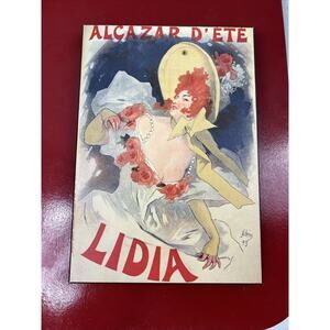 Cheret Alcazar D'ete Lidia Mini Print Wall Art Cherry Creek‎ Woodcrafters 10x7